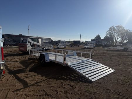 New 2027 Black Rhino 7-14 Aluminum Bi-Fold Gate Utility - Landscape Series - 3K GVWR