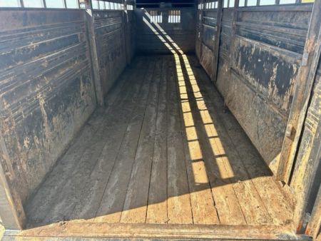 Used 2018 Titan Trailer 6'8" x 24' Stock Trailer