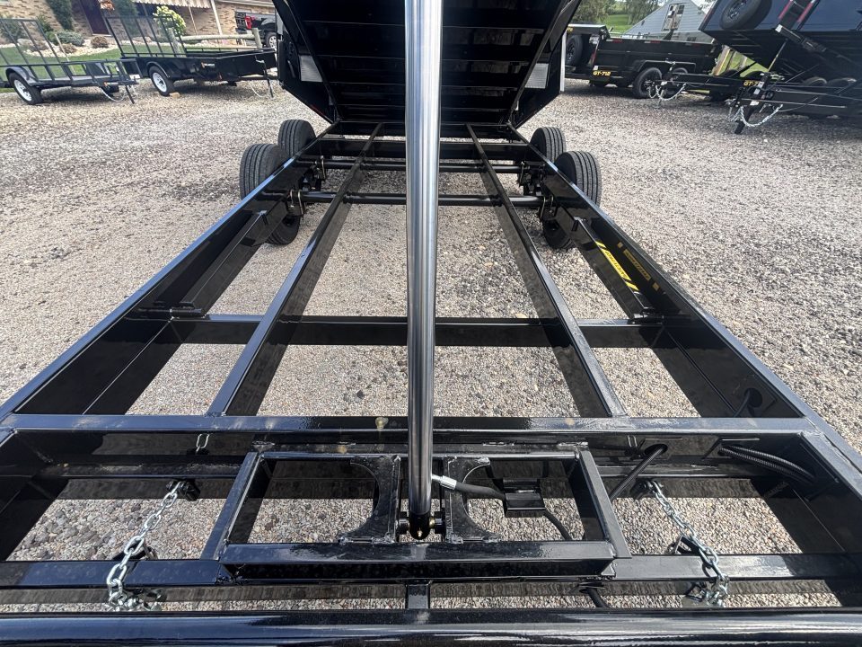 New 2027 Griffin Trailers GT 7X16 Low Profile Gooseneck Dump Trailer (Tarp/Ramps/Spare Included)- 36" Sides -Telescopic Cylinder - 16000# GVWR