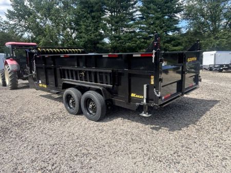 New 2027 Griffin Trailers GT 7X16 Low Profile Gooseneck Dump Trailer (Tarp/Ramps/Spare Included)- 36" Sides -Telescopic Cylinder - 16000# GVWR