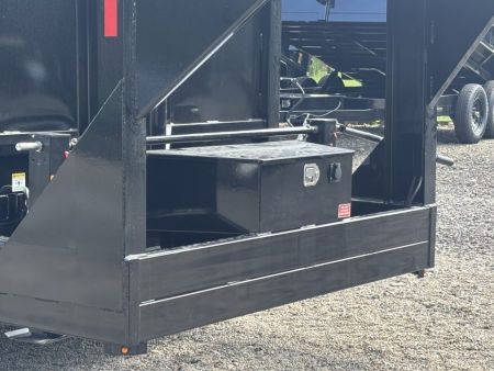 New 2027 Griffin Trailers GT 7X16 Low Profile Gooseneck Dump Trailer (Tarp/Ramps/Spare Included)- 36" Sides -Telescopic Cylinder - 16000# GVWR