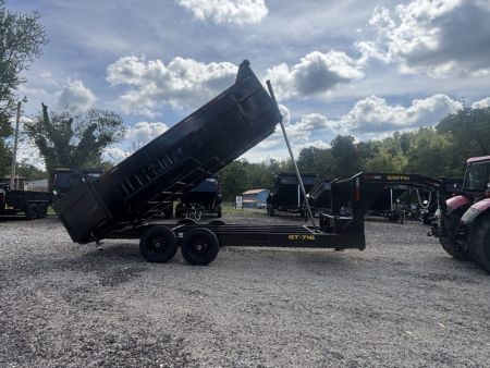 New 2027 Griffin Trailers GT 7X16 Low Profile Gooseneck Dump Trailer (Tarp/Ramps/Spare Included)- 36" Sides -Telescopic Cylinder - 16000# GVWR