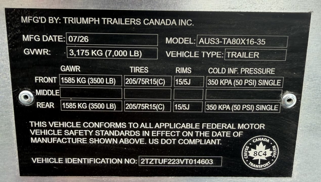 New 80x16 2027 Triumph Trailers Landscape Trailer