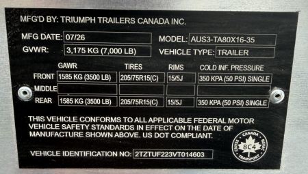 New 80x16 2027 Triumph Trailers Landscape Trailer