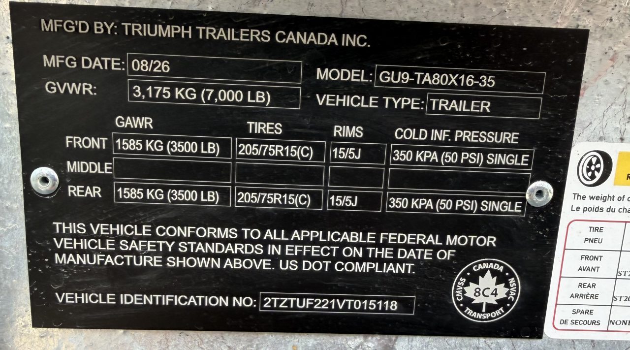 New 80x16 2027 Triumph Trailers Landscape Trailer