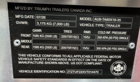 New 80x18 2027 Triumph Trailers Landscape Trailer