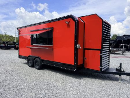 New 2026 Other 8.5X18 TA CONCESSION TRAILER FULLY EQUIPPED (FIRE SUPRESSION) BLACKOUT Concession