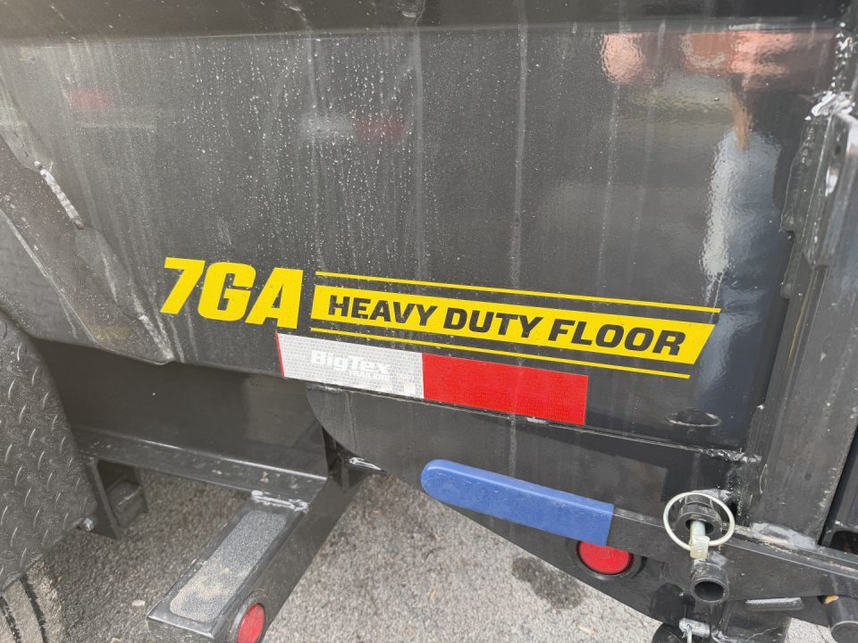 New 2027 Big Tex 14TDX 5 STAGE TELESCOPIC Dump Trailer 7X14 HYDRO JACK SOLAR CHARGER 7 GAUG FLOOR LONG ARM TARP