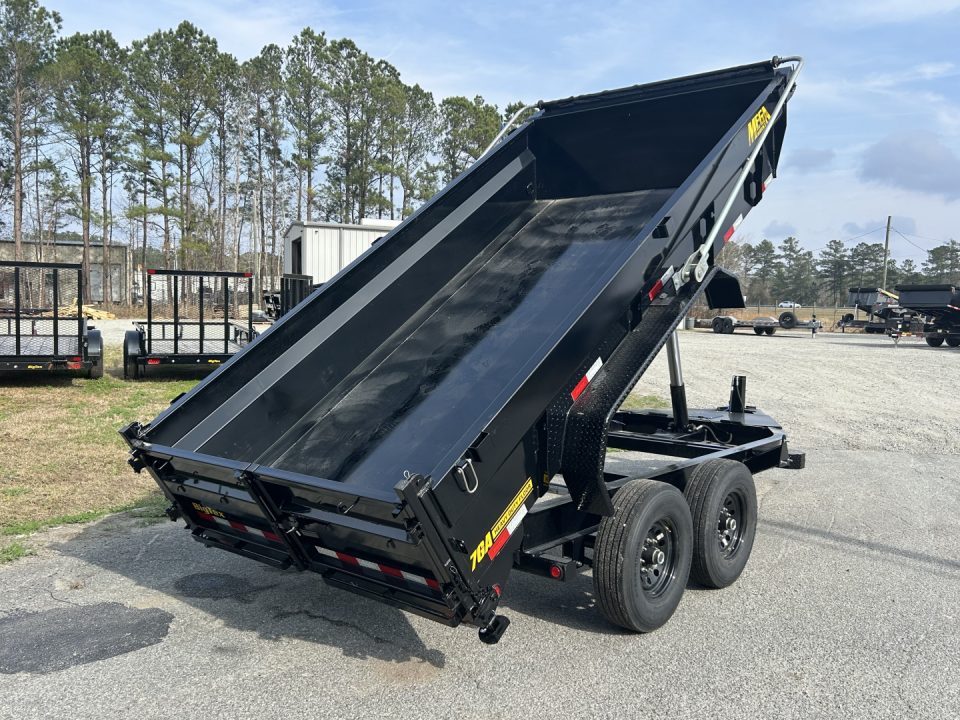 New 2027 Big Tex 14TDX 5 STAGE TELESCOPIC Dump Trailer 7X14 HYDRO JACK SOLAR CHARGER 7 GAUG FLOOR LONG ARM TARP