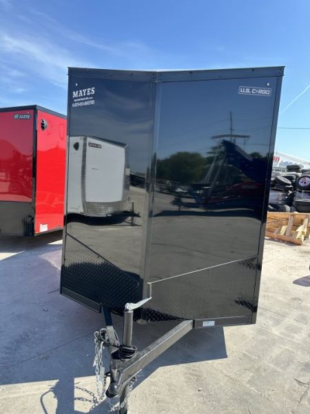New 2027 US CARGO ENCLOSED ULAFT612SA 6X12 SA RAMP DOOR (GVW:2990) RED/BLACK 2-TONED