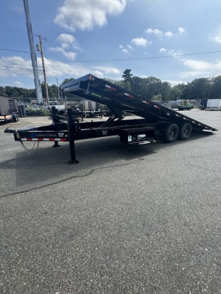 New 2027 Load Trail PE102X24 Deckover Tilt Trailer / Hydraulic Jacks