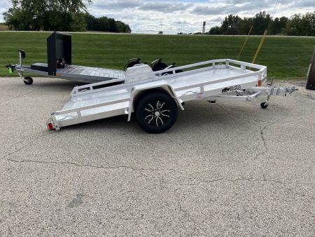 New 2027 Black Rhino Aluminum 74 x12' TS7812A Low Profile (Equipment / ATV / UTV / Side by Side) Tilt Trailer
