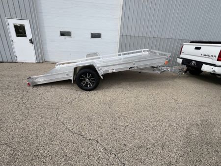 New 2027 Black Rhino Aluminum 77 x14' TS8114A Low Profile Tilt Trailer