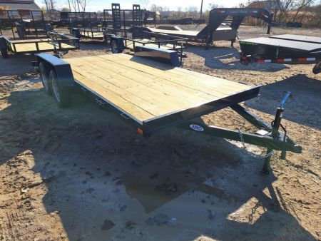 New 2027 AMO 82x16' Car Hauler 1 Axle Brake W/ Led Lights