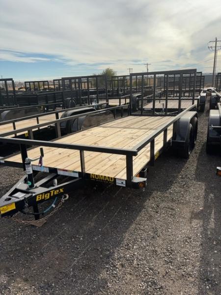New 2027 Big Tex Trailers 6.5X16 TANDEM AXLE PIPE TOP UTILITY TRAILER 6K WITH RAMPGATE