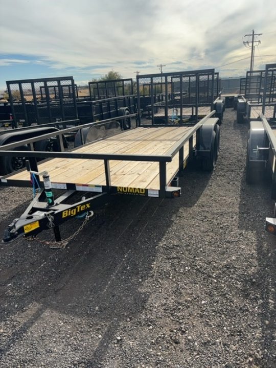 New 2027 Big Tex Trailers 6.5X16 TANDEM AXLE PIPE TOP UTILITY TRAILER 6K WITH RAMPGATE