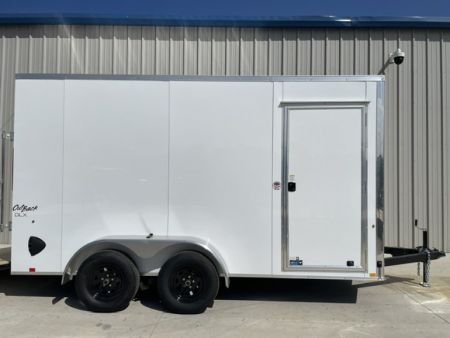 New 2027 PACE AMERICAN 7X14 OUTBACK DLX W/7' INTERIOR HEIGHT, (2) 3500lb TANDEM AXLES CARGO/ENCLOSED TRAILER