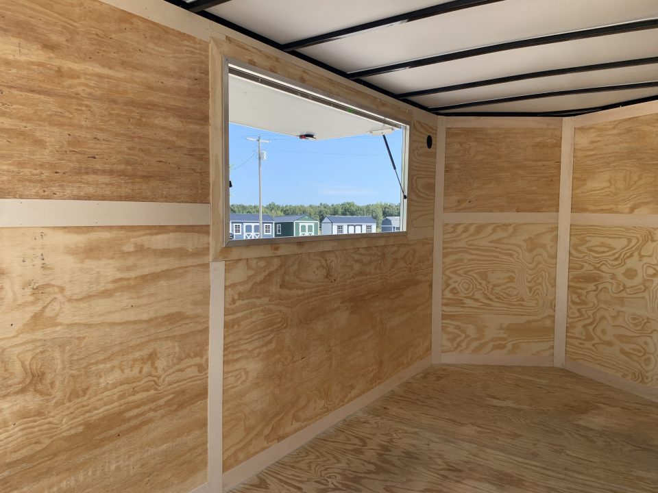 New 2027 Triple R 6X12 ENCLOSED CARGO WITH VENDOR DOOR