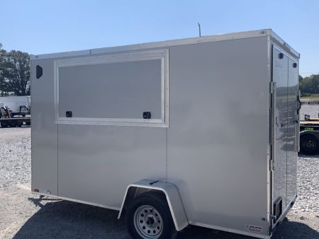 New 2027 Triple R 6X12 ENCLOSED CARGO WITH VENDOR DOOR