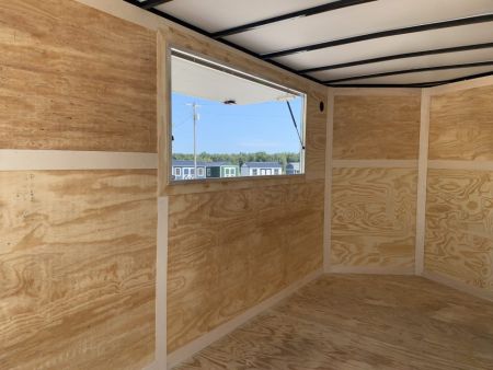 New 2027 Triple R 6X12 ENCLOSED CARGO WITH VENDOR DOOR