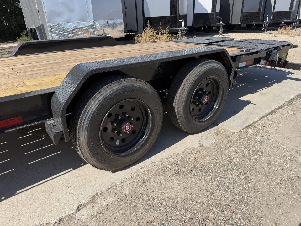 New 2027 Big Tex Trailers 7X24 SUPER DUTY TANDEM AXLE SEAMLESS I-BEAM EQUIPMENT TRAILER 17.6K W/MEGA RAMPS