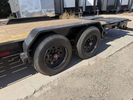 New 2027 Big Tex Trailers 7X24 SUPER DUTY TANDEM AXLE SEAMLESS I-BEAM EQUIPMENT TRAILER 17.6K W/MEGA RAMPS