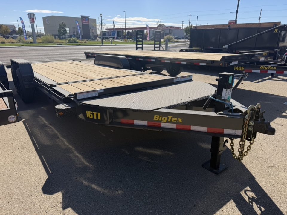 New 2027 Big Tex Trailers 7X20 SUPER-DUTY 8-BEAM TILT TRAILER 17.6K WITH SPLIT DECK