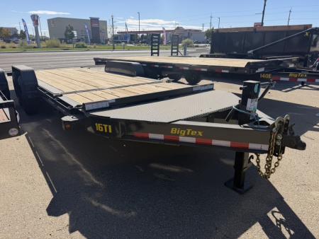 New 2027 Big Tex Trailers 7X20 SUPER-DUTY 8-BEAM TILT TRAILER 17.6K WITH SPLIT DECK