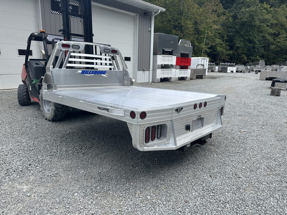 New Hillsboro 2500 Series Aluminum Flatbed, 60'' CA DRW