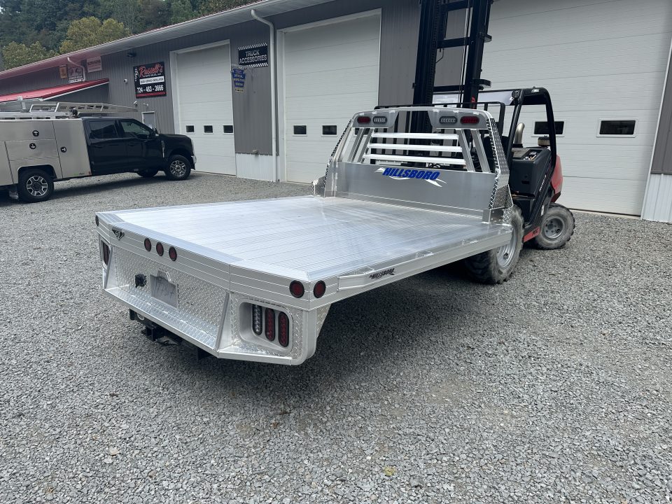 New Hillsboro 2500 Series Aluminum Flatbed, 60'' CA DRW