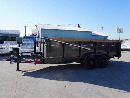 New 2027 Diamond C Trailers LPT208 81 x16ft Dump Trailer