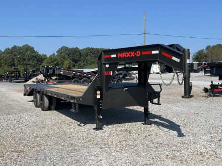 New 2027 MAXX-D 102 X25' 25K Gooseneck Flatbed Trailer