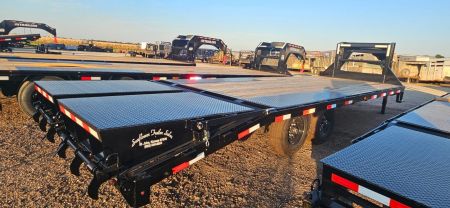 New 2027 Good Guys Trailers 102  x 28' Low-Pro w/8K Axles/17.5 Tires, Flatbed Trailer