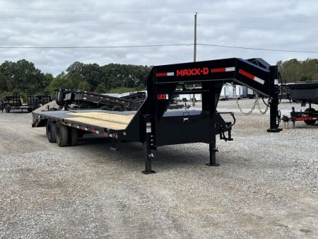 New 2027 MAXX-D 102 X28' 25K Gooseneck Flatbed Trailer