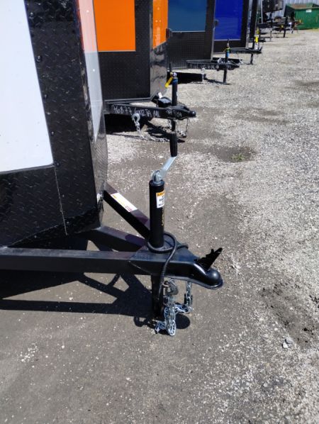 New 2027 Cargo Craft 6X12 White Single Enclosed Trailer with Black Out Package and 2990 GVWR Cargo / Enclosed Trailer