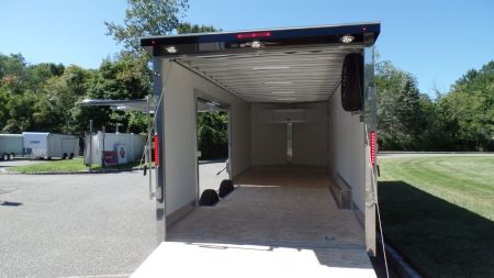 New 2027 Nitro Sport Car Hauler 8.5X24, V nose with Escape Door Car / Racing Trailer