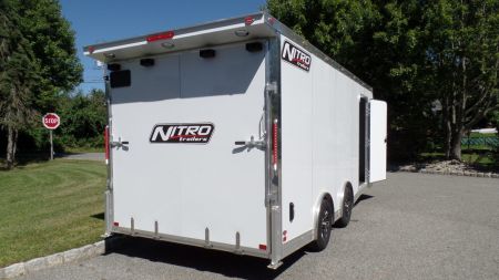 New 2027 Nitro Cast Front Corner Model 8.5X20, 9,990 GVWR Car / Racing Trailer