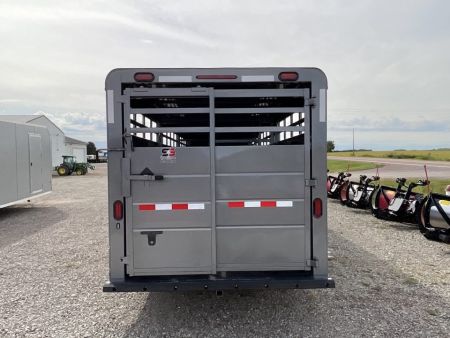 New 2027 S&S Manufacturing 24FT GN LIVESTOCK Stock / Stock Combo Trailer