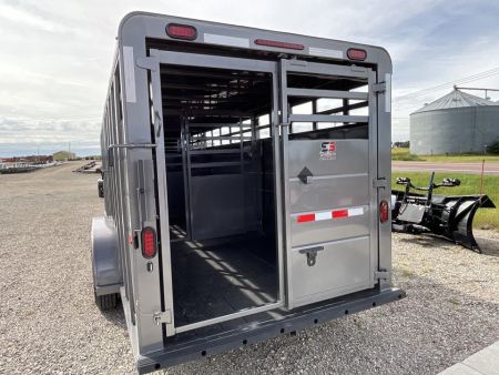 New 2027 S&S Manufacturing 24FT GN LIVESTOCK Stock / Stock Combo Trailer