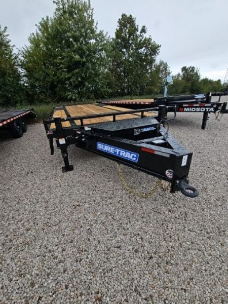 New 2027 Sure-Trac 8.5X25 (20+5) 17.6K HD LP Deckover Trailer