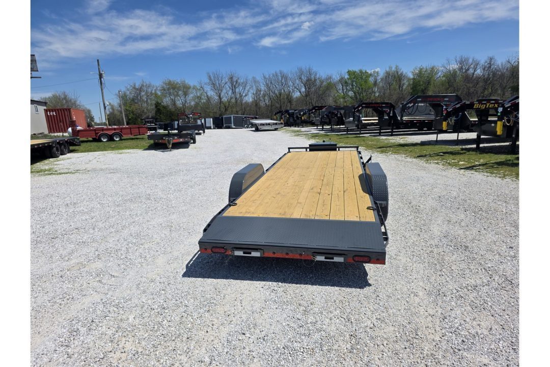 New 2026 Lamar Trailers 83X20 TANDEM 10K CAR HAULER W/2' STEEL DOVE & SLIDE OUT RAMPS / TOOLBOX Car Hauler
