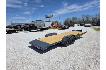 New 2026 Lamar Trailers 83X20 TANDEM 10K CAR HAULER W/2' STEEL DOVE & SLIDE OUT RAMPS / TOOLBOX Car Hauler
