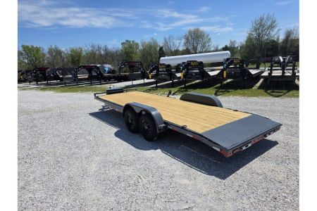 New 2026 Lamar Trailers 83X20 TANDEM 10K CAR HAULER W/2' STEEL DOVE & SLIDE OUT RAMPS / TOOLBOX Car Hauler