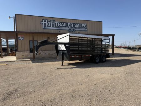 Used 2003 CM Trailers LIVESTOCK Stock / Stock Combo Trailer