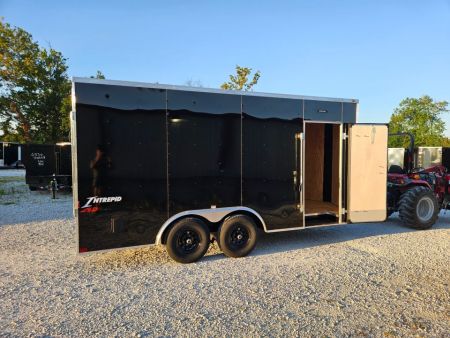 New 2027 Homesteader Trailer 8.5x16 TA, 7' interior height, 5.2K axles, .080 ACP, Intrepid Series with translucent roof Cargo / Enclosed Trailer