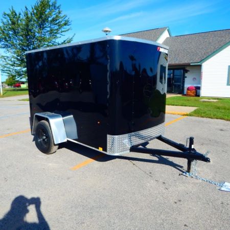 New 2027 Mirage Trailers 5 x 8 EXPO Cargo Flat Top Round Front 3K Cargo / Enclosed Trailer