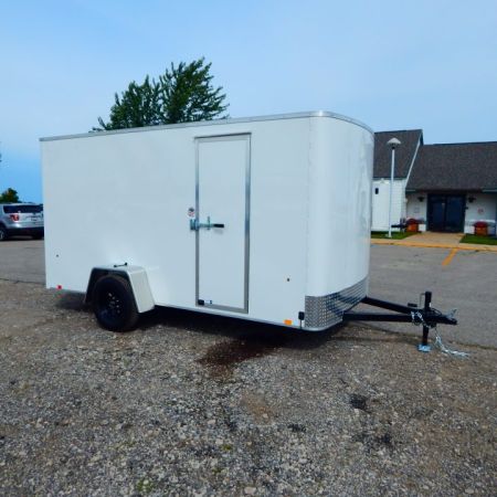New 2027 Mirage Trailers 6 x 12 EXPO Cargo Flat Top Round Front 3K Cargo / Enclosed Trailer