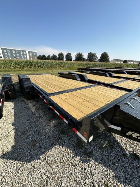 New 2027 RICE TRAILERS TILT PTHDEC20 82X20 TA Partial Tilt (GVW:16000) BLACK