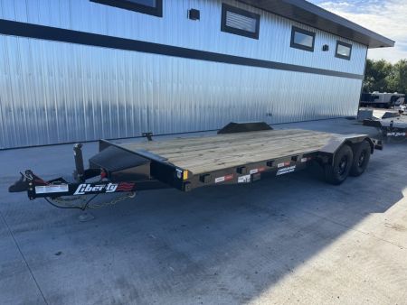 New 2020 LIBERTY LC10KA - 10K Angle Car Hauler 82  Wide Deck Equipment Trailer