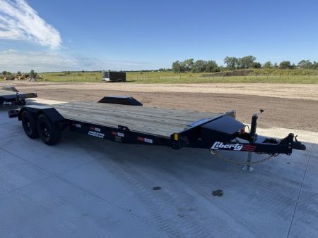 New 2020 LIBERTY LC10KA - 10K Angle Car Hauler 82  Wide Deck Equipment Trailer